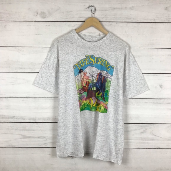 Vintage 1994 Art The Portable Gallery “Life Spring” T-Shirt